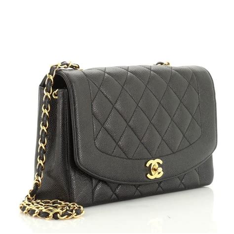 chanel diana bag caviar|The Chanel Diana Bag: A Vintage Design Fit For Royals.